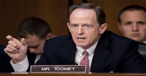 El Senador Pat Toomey Dice que la FED Canceló la Cuenta Maestra de Fintech