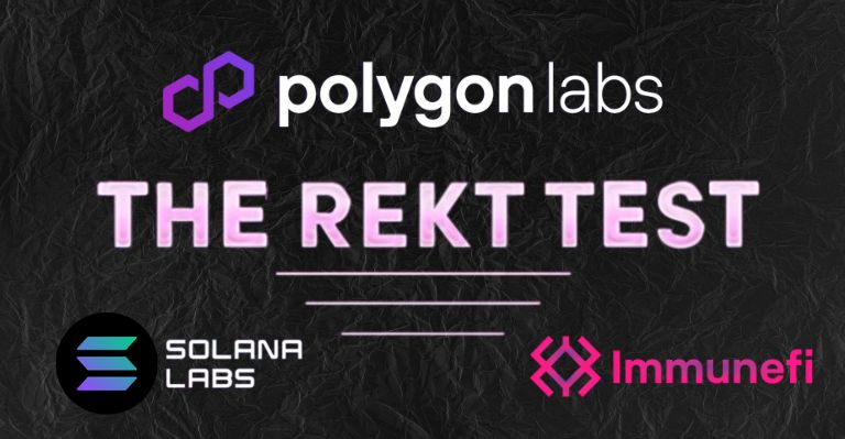 Immunefi, Polygon Labs y Solana Foundation Presentan 'Rekt Test' para Proyectos Web3
