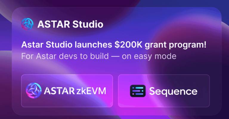 Astar Network Lanza Astar Studio y Ofrece Subvenciones de $200,000 USD para Desarrolladores Web3