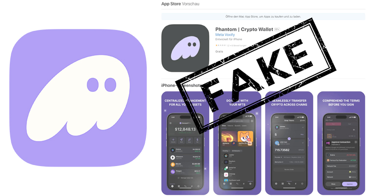 La Wallet Phantom Falsa Drena Fondos en la App Store de Apple: ¡Cuidado Usuarios de Criptomonedas!