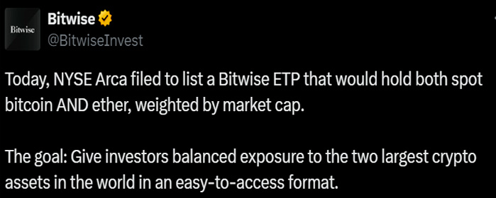 Bitwise Presenta un ETP de Bitcoin y Ethereum: Una nueva Era para la Inversión en Criptomonedas