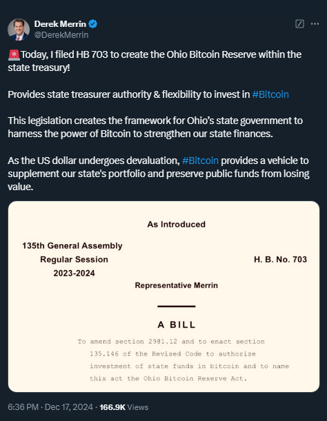 Tweet Ohio Bitcoin