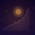 Glowing central Aster token icon above a rising revenue chart on a Binance Smart Chain backdrop with subtle CZ and Yi He branding.