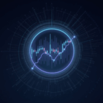 Encabezado futurista de noticias cripto con gráfico holográfico central y iconos meme RIPCharlieKirk y CHARLIE, tono regulatorio.