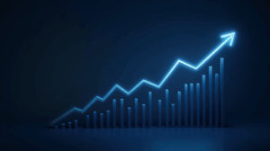 Encabezado fotorrealista mostrando token Pump.fun, gráfico ascendente y memecoins en tonos azul-verde