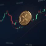 Moneda XRP sobre un gráfico de trading con RSI en rango medio y MACD en subida, señalando niveles de breakout 2,70–3,30.