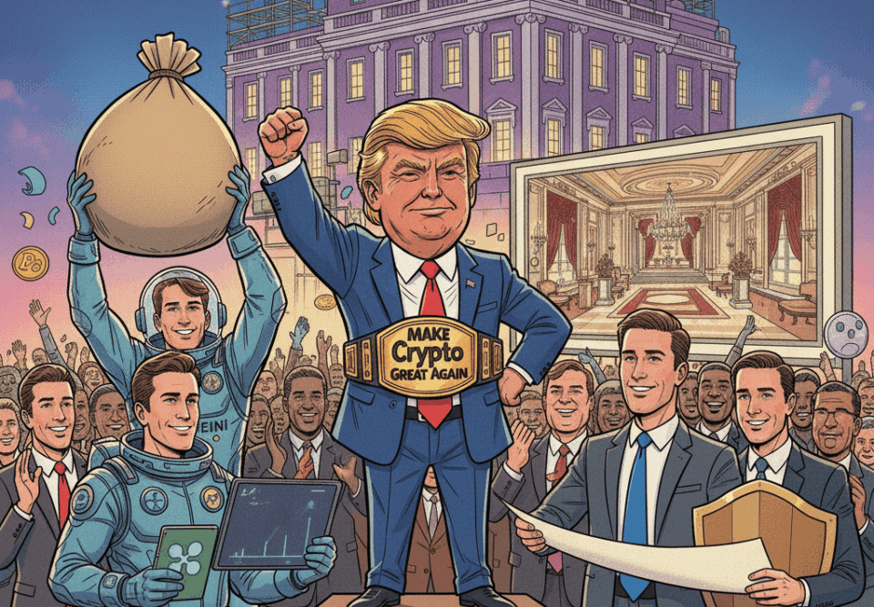 Líderes cripto financian proyecto de Trump