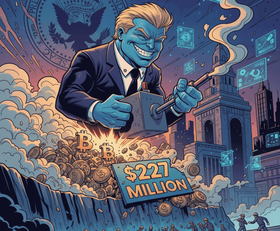 ballena vinculada a Trump cierra corto de Bitcoin