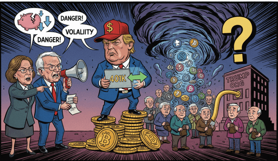 Criptomonedas en planes 401(k)