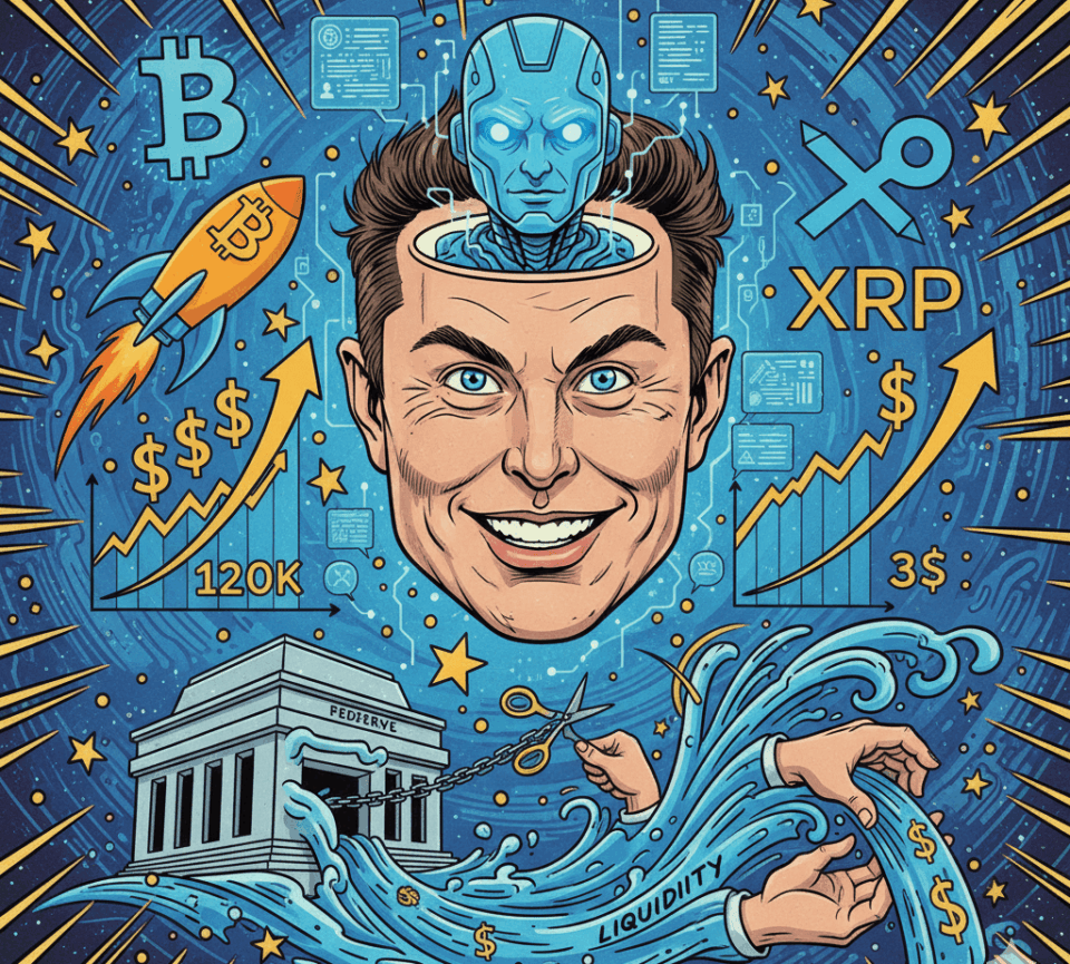 predicción de Grok sobre Bitcoin y XRP