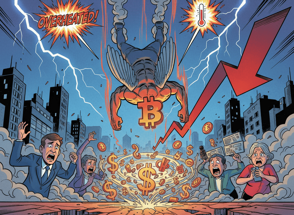 corrección del precio de Bitcoin
