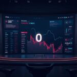 Panel de trading cripto en primer plano muestra precio 0 por fallo de presentación, tono de redacción informativa.
