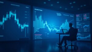 Encabezado fotorealista con logo de Solana, gráficos de ETF, silueta de JPMorgan y iconos regulatorios en azul
