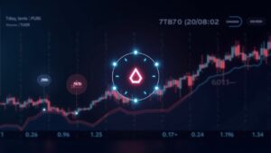 Encabezado cripto con Cardano en el centro, gráfico 0,86/0,96/1,15 y señales de actividad on-chain e interés abierto al alza.