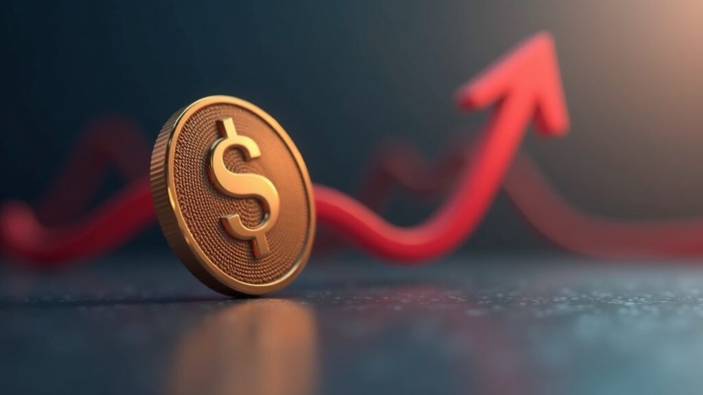 Solana en primer plano con flecha roja descendente frente a fondo de noticias, debut ETF spot fallido y caída de precio
