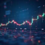 Gráfico realista de XRP con bandera alcista y cruce MACD inminente, fondo tipo newsroom que destaca adopción institucional.