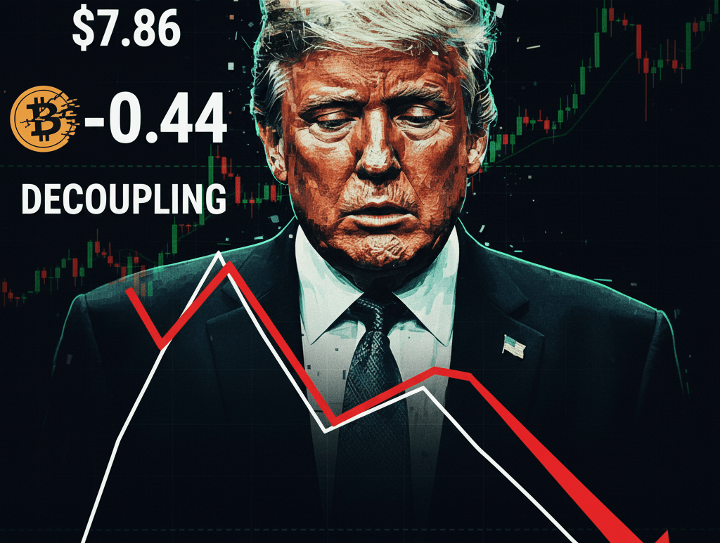 Descorrelación de OFFICIAL TRUMP con Bitcoin