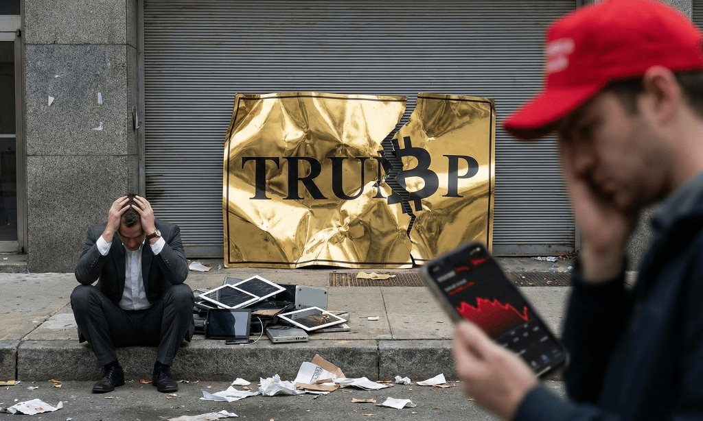 caída del imperio cripto de Trump