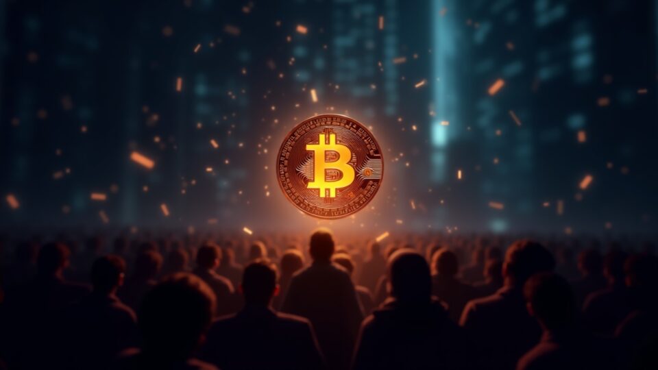 Bitcoin por encima de 102k, emblema de Zcash luminante entre una multitud digital; privacidad e apoyo institucional.