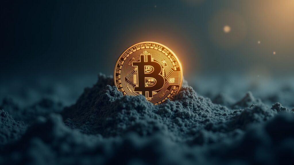 El logotipo de Bitcoin Cash se eleva sobre gráficos criptográficos en tendencia bajista, señalando una ganancia atípica en medio de la volatilidad del mercado y tensiones regulatorias.