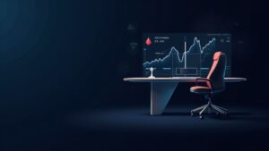 Mesa de negociación hiperrealista con logotipos brillantes de ETH y BMNR, un gráfico en alza, ventana del fin de semana 25-26 y un fondo de Standard Chartered.