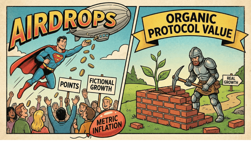 airdrops y puntos