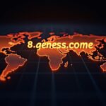 Dirección BTC Genesis luminosa en un mapa mundial con cuenta regresiva y silueta de Satoshi desvaneciéndose, señalando quema y especulación.
