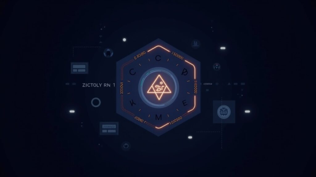 Emblema fotorrealista de Stellar sobre una cuadrícula de blockchain luminosa, precio por debajo de 0.20, barras en cadena en aumento.