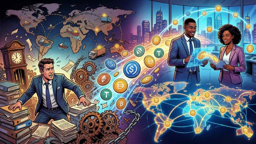 Pagos B2B con stablecoins