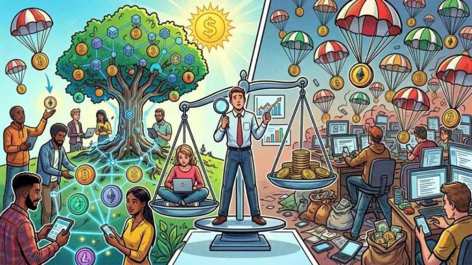 estrategia de airdrops