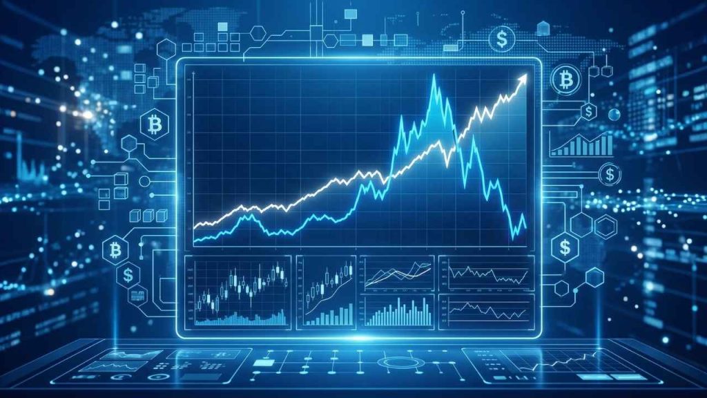 correlación cripto y acciones