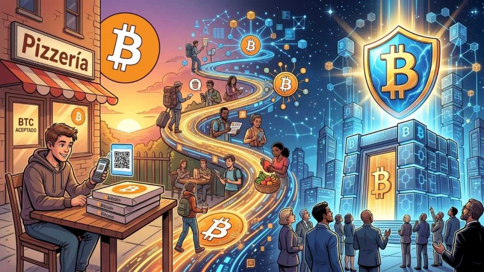 evolución de Bitcoin