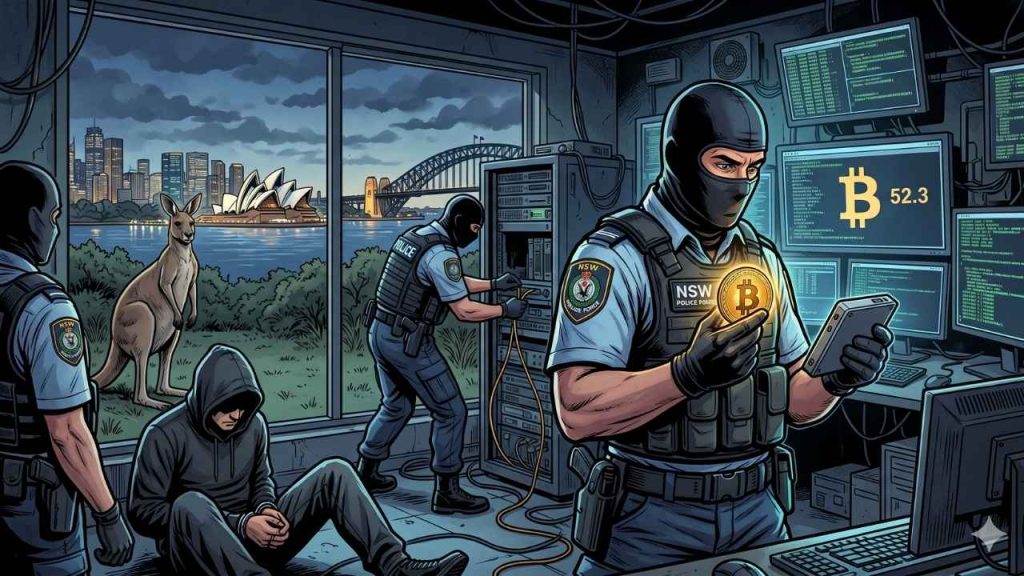 incautación de Bitcoin en Australia