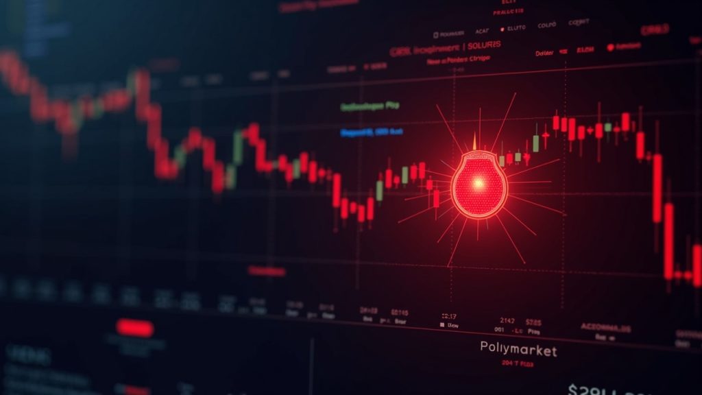 Newsroom header showing Polymarket frontend with red alert, malware icon, and a $3M loss timeline.