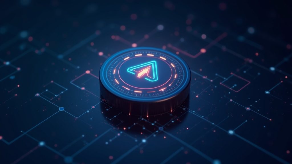 Photorealistic header with AERO token and predictive demand curves guiding liquidity pools on a sleek Base network.