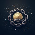 Photorealistic Arcus DEX on Robinhood Chain with a bold waitlist banner and chain-linked token.