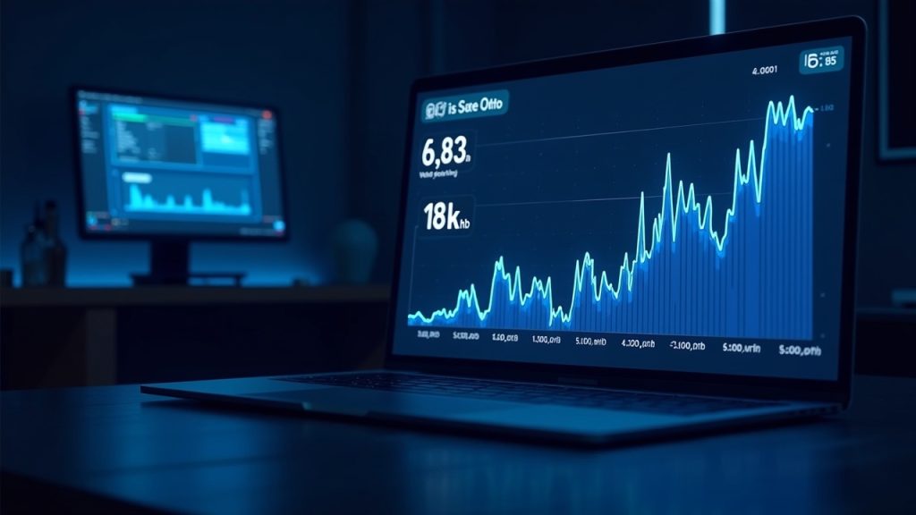 Sleek newsroom scene of Bite Club NFT activity on OpenSea, graph shows 6.83 ETH and 18.8k sales, Bite Club logo.