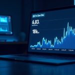 Sleek newsroom scene of Bite Club NFT activity on OpenSea, graph shows 6.83 ETH and 18.8k sales, Bite Club logo.