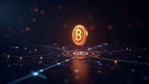 Photorealistic BUIDL token hovering above a secure digital vault with a Tempo blockchain backdrop and RedStone data streams.