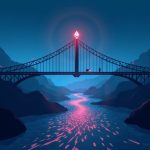 Photorealistic header of the Verus-Ethereum bridge with data streams to a shadow wallet and a hacker silhouette.