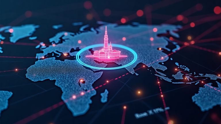 Photorealistic header: Aerodrome logo over a Base network map with 47% label and neon DeFi liquidity graph.