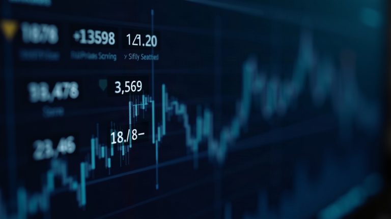 Photorealistic crypto newsroom header showing a trading terminal with LTC-BNB and SUI-BNB delisted, signaling market shift.