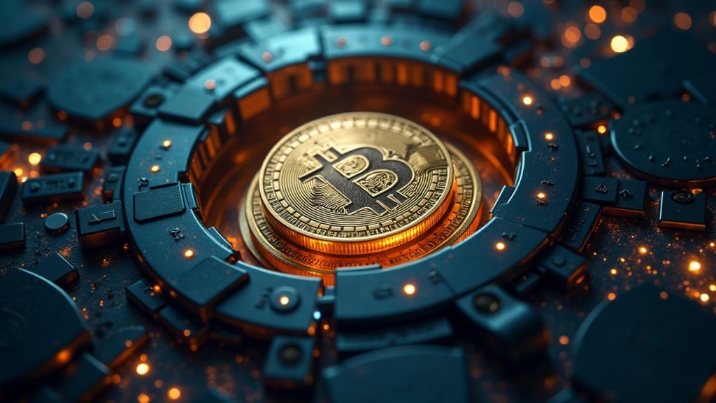 Digital vault where US Treasuries morph into JTRSY Centrifuge tokens with on-chain glow and stablecoin collateral