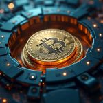 Digital vault where US Treasuries morph into JTRSY Centrifuge tokens with on-chain glow and stablecoin collateral
