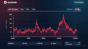 Illustration of on-chain ordinals activity: 19 TAP DMT-NAT items, BTC glow, and a linked Ordinal Wallet UI.