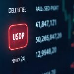 Close-up of a trading screen; USDP fading from the order book as a September 24 calendar appears.