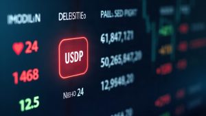 Close-up of a trading screen; USDP fading from the order book as a September 24 calendar appears.