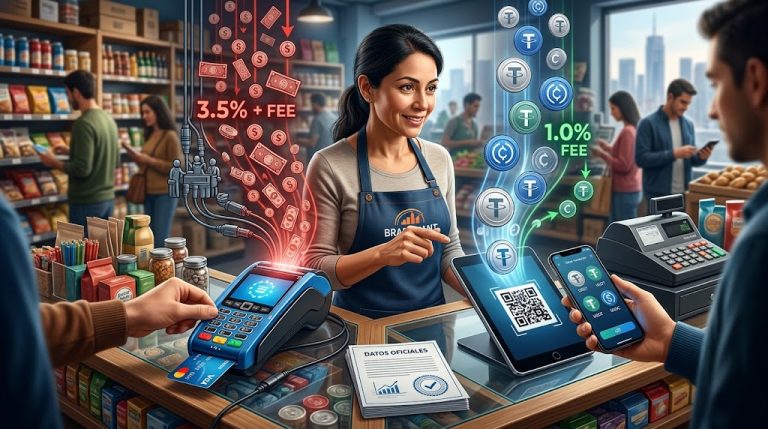 comisiones de pago con stablecoins