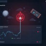 Realistic Ethereum router dashboard with a red alert and tokens draining from a wallet.
