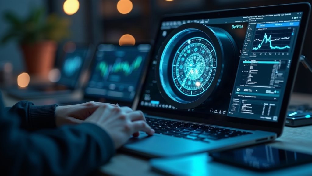 Photorealistic header: DeFi vault draining on a sleek dashboard, Switchboard cables snapping, wind-down countdown over a Sui motif.